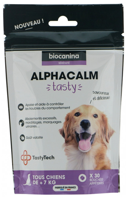 Biocanina Alphacalm Tasty Dogs +7 kg 30 Bites Biocanina Alphacalm Tasty Dogs +7 kg 30 Bites