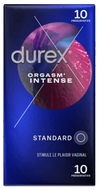 Durex Orgasm'Intense 10 Condoms Durex Orgasm'Intense 10 Condoms