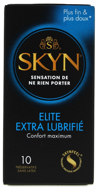 Skyn Elite Extra Lubricated 10 Condoms Skyn Elite Extra Lubricated 10 Condoms