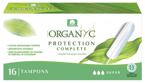 Organyc Complete Protection 16 Super Tampons Organyc Complete Protection 16 Super Tampons
