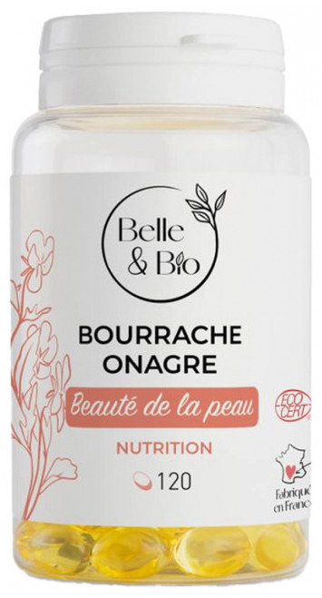 Belle & Bio Borage Evening Primrose 120 Capsules Belle & Bio Borage Evening Primrose 120 Capsules