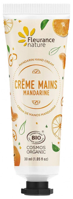 Fleurance Nature Organic Hand Cream 30ml - Fragrance: Mandarin