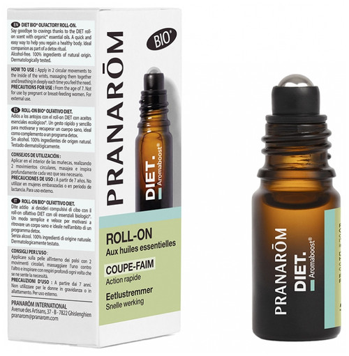 Pranarôm Aromaboost Diet Roll-On With Organic Essential Oils 5 ml Pranarôm Aromaboost Diet Roll-On With Organic Essential Oils 5 ml