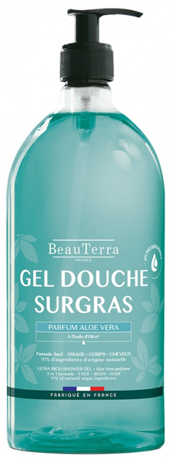 BeauTerra Aloe Vera Surgras Shower Gel 1 L BeauTerra Aloe Vera Surgras Shower Gel 1 L