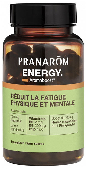 Pranarôm Aromaboost Energy 60 Capsules Pranarôm Aromaboost Energy 60 Capsules
