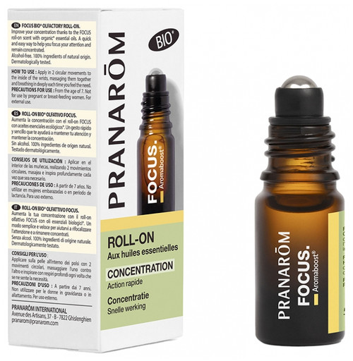 Pranarôm Aromaboost Focus - Concentration Roll-On With Organic Essential Oils 5 ml Pranarôm Aromaboost Focus - Concentration Roll-On With Organic Essential Oils 5 ml