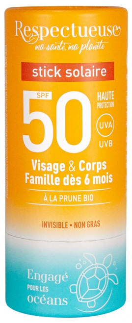 Respectueuse Sun Stick SPF50 18 g Respectueuse Sun Stick SPF50 18 g