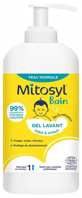 Mitosyl Organic Baby and Child Washing Gel 490 ml