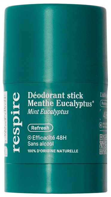 Respire Deodorant Stick Mint Eucalyptus Bio 50 g Respire Deodorant Stick Mint Eucalyptus Bio 50 g