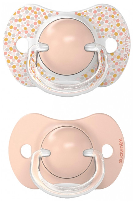 Suavinex 2 Soothers with Reversible Teat SX Pro from 6 to 18 Months - Model: Pink Suavinex 2 Soothers with Reversible Teat SX Pro from 6 to 18 Months - Model: Pink