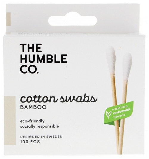 The Humble Co. 100 Bamboo Cotton Swabs The Humble Co. 100 Bamboo Cotton Swabs