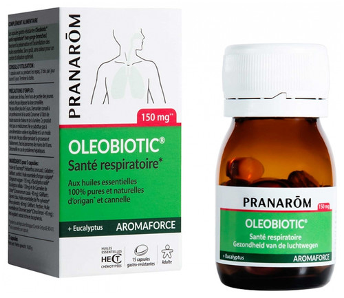 Pranarôm Aromaforce Oleobiotic Respiratory Health 15 Capsules 150 mg