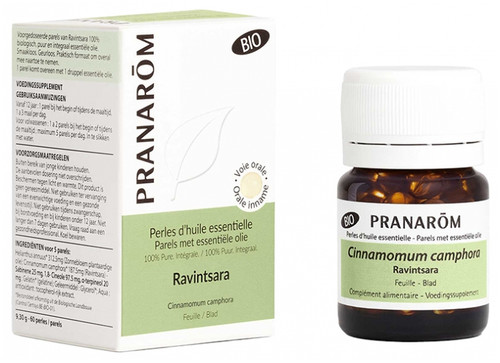 Pranarôm Pearls of Essential oil Rvintsara (Cinnamomum Camphora) Organic 60 Pearls Pranarôm Pearls of Essential oil Rvintsara (Cinnamomum Camphora) Organic 60 Pearls