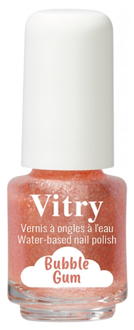 Vitry Nail Polish With Water 4 ml - Colour: Bubble Gum Vitry Nail Polish With Water 4 ml - Colour: Bubble Gum