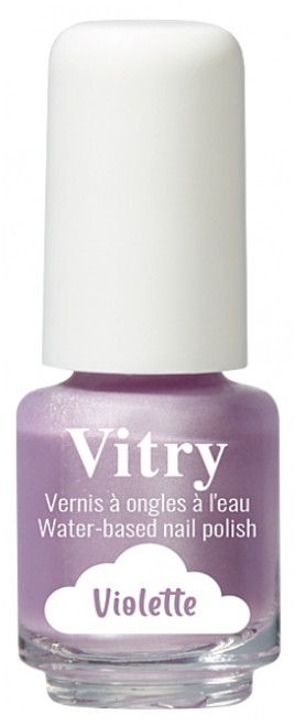 Vitry Nail Polish With Water 4 ml - Colour: Violet Vitry Nail Polish With Water 4 ml - Colour: Violet
