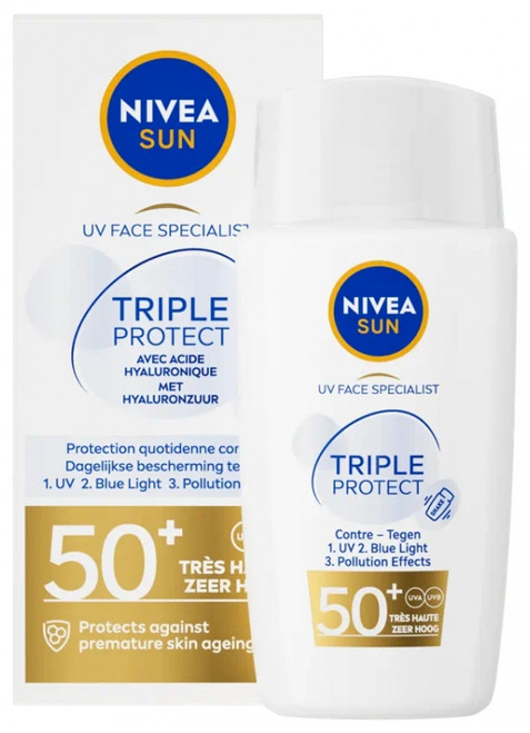 Nivea Sun UV Face Specialist Triple Protect SPF50+ 40 ml Nivea Sun UV Face Specialist Triple Protect SPF50+ 40 ml
