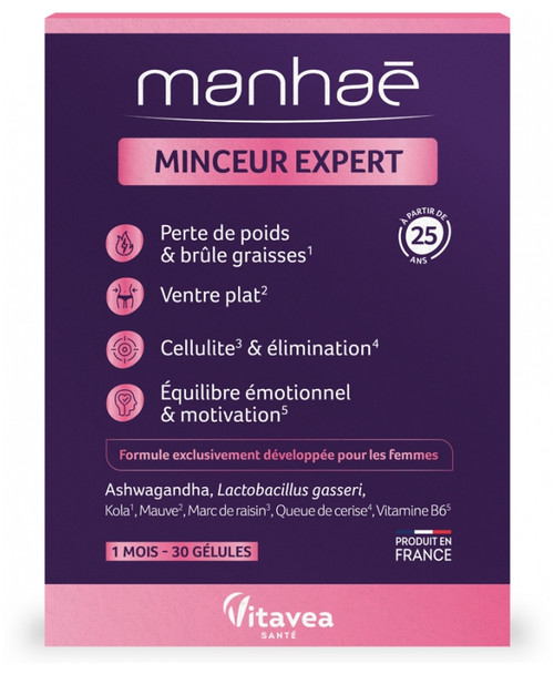 Vitavea Manhaé Slimming Expert 30 Capsules Vitavea Manhaé Slimming Expert 30 Capsules