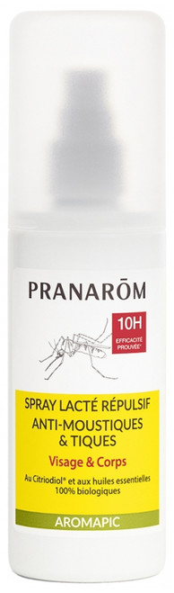 Pranarôm Aromapic Spray Lacté Répulsif 100 ml Pranarôm Aromapic Spray Lacté Répulsif 100 ml