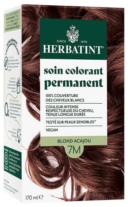 Herbatint Permanent Color Care 170 ml - Hair Colour: 7M Mahogany Blonde