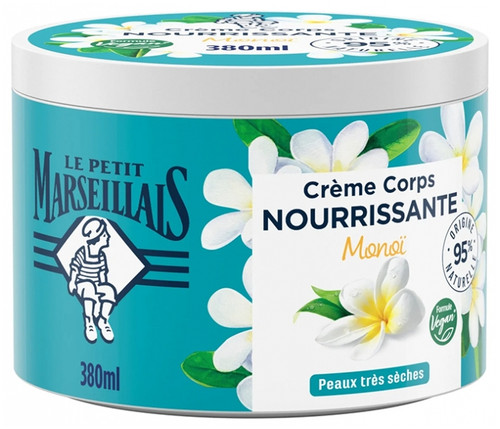 Le Petit Marseillais Nourishing Body Cream Monoï 380 ml Le Petit Marseillais Nourishing Body Cream Monoï 380 ml