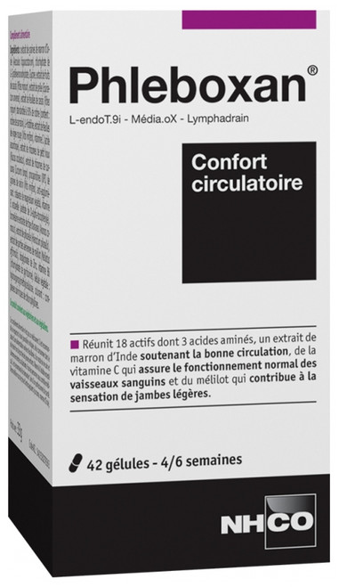 NHCO Phleboxan Circulatory Comfort 42 Capsules NHCO Phleboxan Circulatory Comfort 42 Capsules