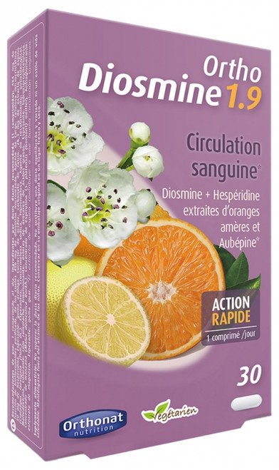 Orthonat Ortho Diosmine 1.9 Blood Circulation 30 Tablets Orthonat Ortho Diosmine 1.9 Blood Circulation 30 Tablets