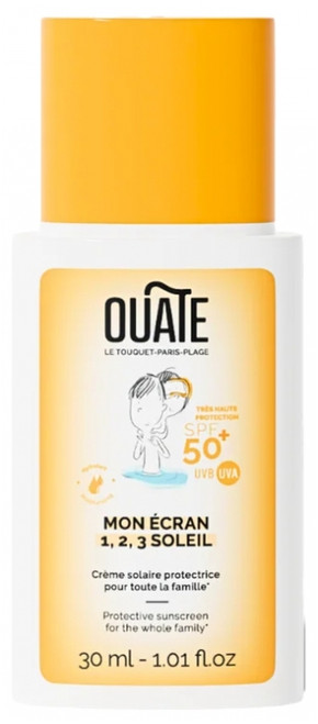 Ouate Mon Écran 1,2,3 Soleil SPF 50+ 30 ml Ouate Mon Écran 1,2,3 Soleil SPF 50+ 30 ml