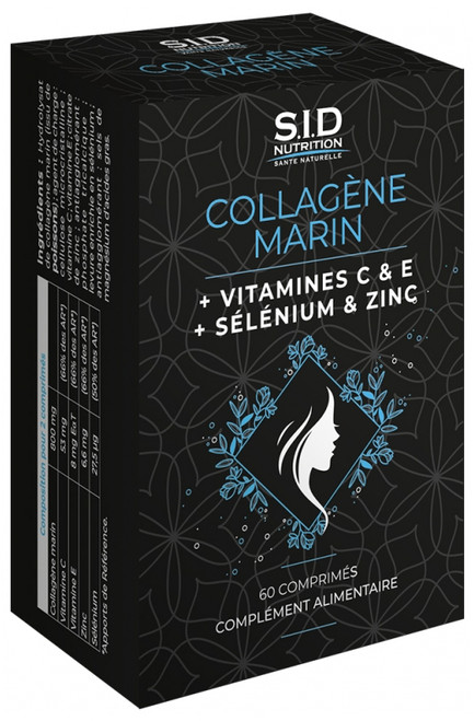 S.I.D Nutrition Marine Collagen 60 Tablets S.I.D Nutrition Marine Collagen 60 Tablets