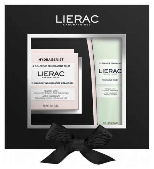 Lierac Hydragenist Le Gel-Crème Réhydratant Éclat 50 ml + Le Masque Gommant 75 ml Lierac Hydragenist Le Gel-Crème Réhydratant Éclat 50 ml + Le Masque Gommant 75 ml