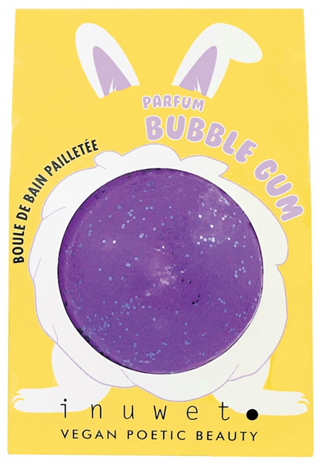 Inuwet Boule de Bain Pailletée 120 g - Scent: Bubble Gum