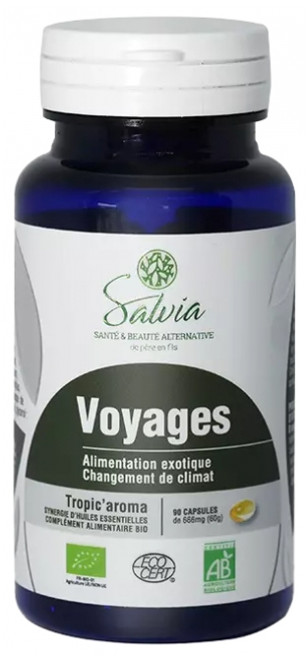 Salvia Nutrition Tropic'Aroma Voyages Organic 90 Capsules Salvia Nutrition Tropic'Aroma Voyages Organic 90 Capsules