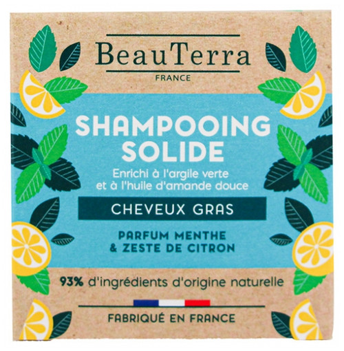 BeauTerra Solid Shampoo Oily Hair 75 g