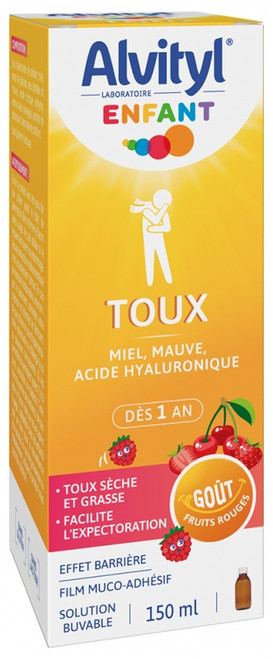 Alvityl Enfant Dry and Oily Cough Syrup 150 ml Alvityl Enfant Dry and Oily Cough Syrup 150 ml