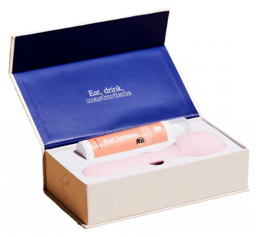 Puissante Coco Vibrator + Intimate Gel 50 ml - Colour: Pink