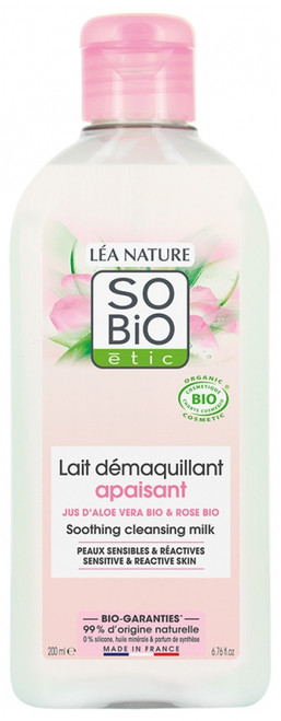 Léa Nature SO BIO étic Organic Soothing Cleansing Milk 200 ml