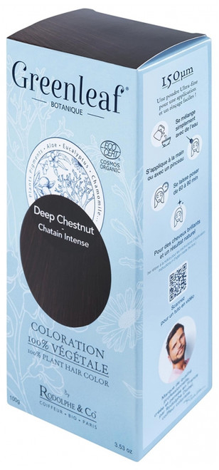 Greenleaf Colouration 100% Organic 100g - Hair Colour: Intense chestnut