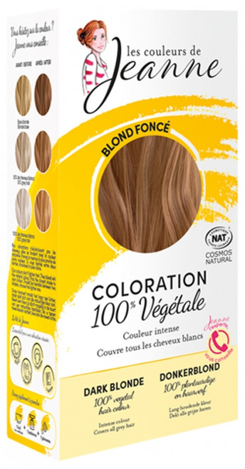 Les couleurs de Jeanne 100% Organic Plant Haircolor - Colour: Dark blond