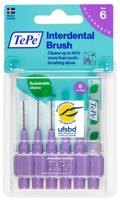 TePe 6 Interdental Brushes - Size: 6