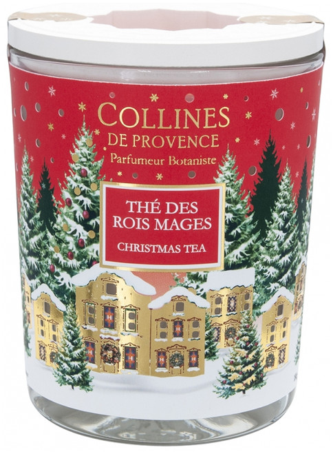 Collines de Provence Christmas Candle 180 g - Scent: magi tea party