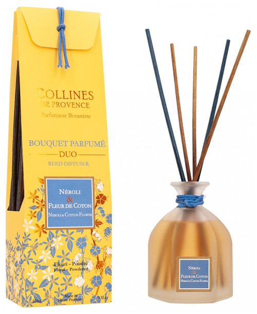 Collines de Provence Bouquet Parfumé Duo 100 ml - Scent: Neroli & Cotton Flower Collines de Provence Bouquet Parfumé Duo 100 ml - Scent: Neroli & Cotton Flower