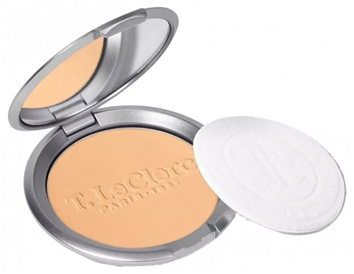 T.Leclerc La Poudre Compacte Dermophile Formule Soin 9 g - Colour: 01 - Apricot
