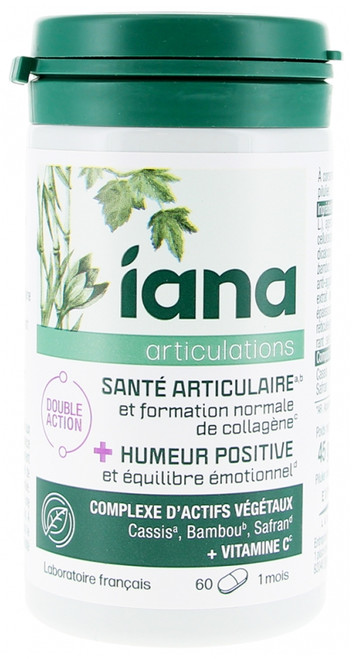 Iana Articulations + Humeur Positive 60 Tablets