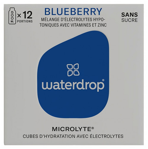 Waterdrop Microlyte 12 Portions - Taste: Blueberry Waterdrop Microlyte 12 Portions - Taste: Blueberry