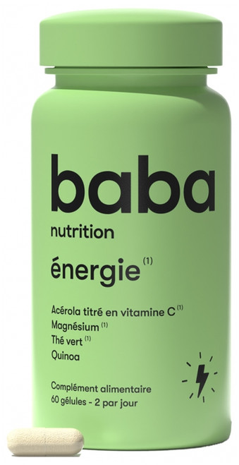 Baba Nutrition Energy 60 Capsules Baba Nutrition Energy 60 Capsules