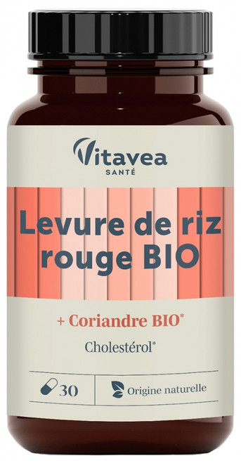 Vitavea Red Rice Yeast Organic 30 Capsules Vitavea Red Rice Yeast Organic 30 Capsules