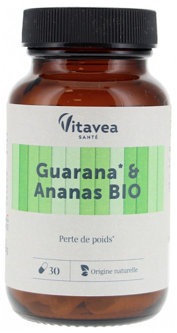 Vitavea Guarana and Pineapple Organic 30 Capsules Vitavea Guarana and Pineapple Organic 30 Capsules