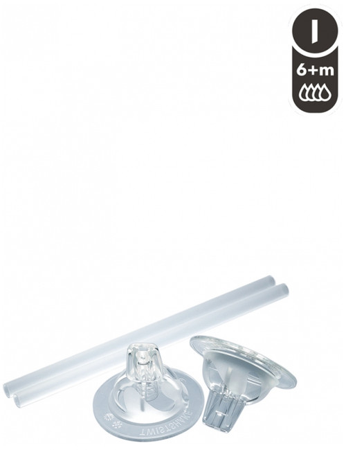 Twistshake 2 Teats With Straws 6 Months and up