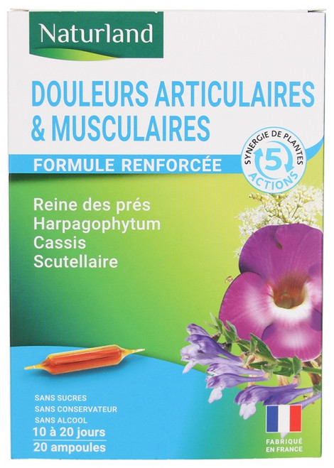 Naturland Joint and Muscle Pain 20 Ampoules