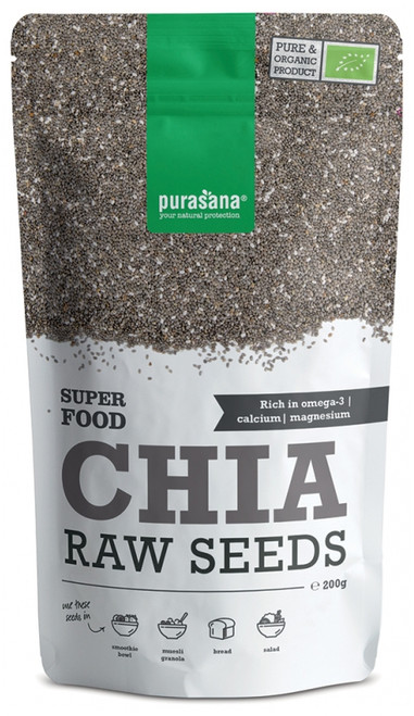 Purasana Super Food Organic Chia Seeds 200 g