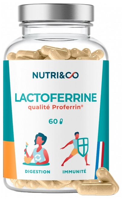 Nutri&CoNutri& Co Lactoferrin 60 Capsules Nutri&CoNutri& Co Lactoferrin 60 Capsules
